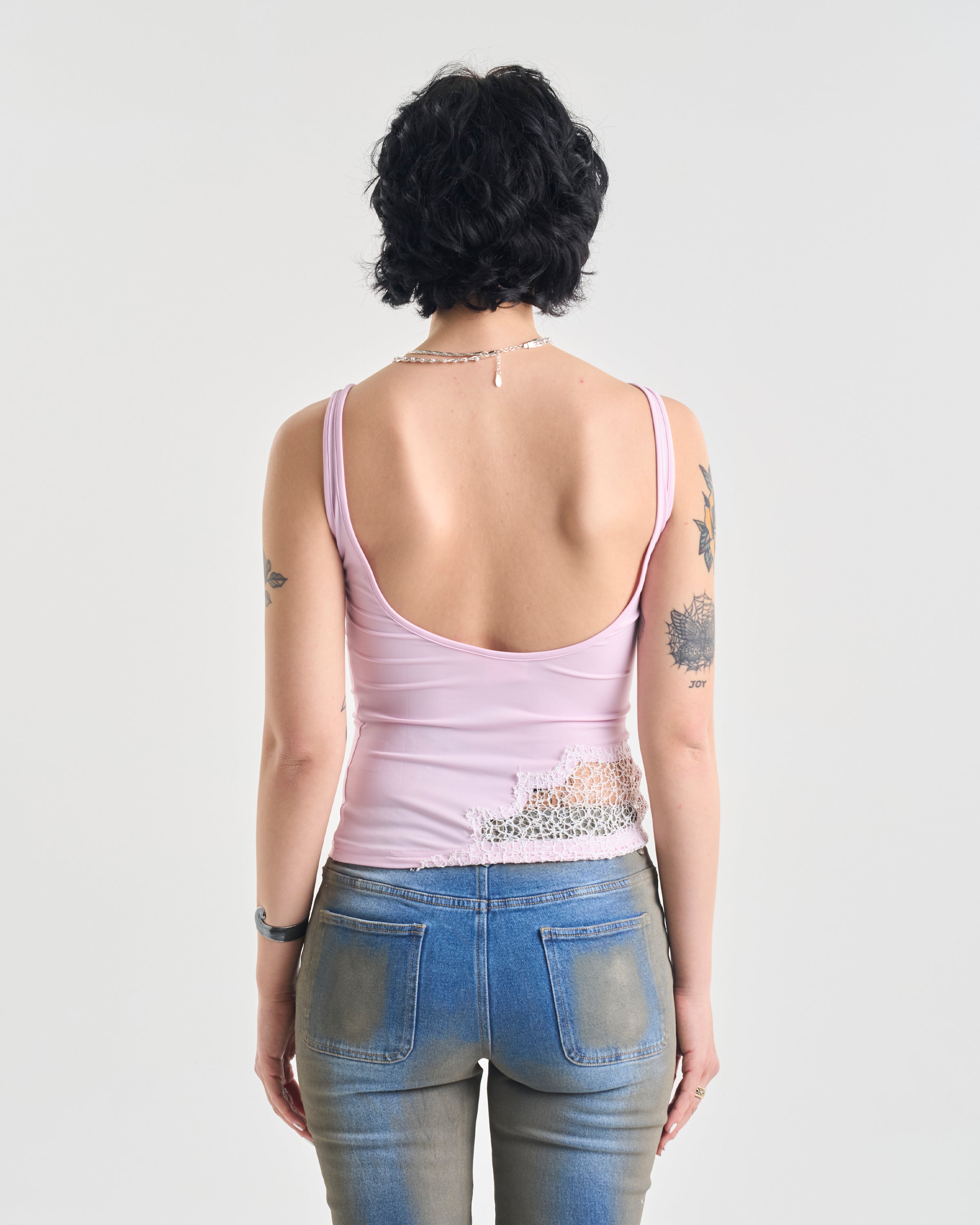 Expanse Backless Cut Out Tank Top